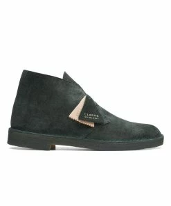 Desert Boot- Dark Green Hairy Suede