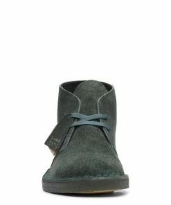 Desert Boot- Dark Green Hairy Suede -Denim Elegant shop 26168535 W 3