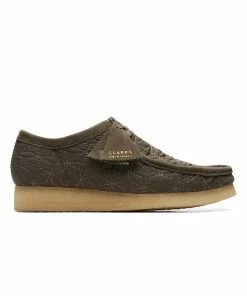 Wallabee- Olive Quilted