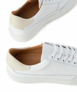 Aren Leather- White -Denim Elegant shop Aren Leather Sneaker Sneakers STB1844 120 WHITE 4 960x1200 f7fc8f79 3fd9 438a bf33 98f34cdd6165