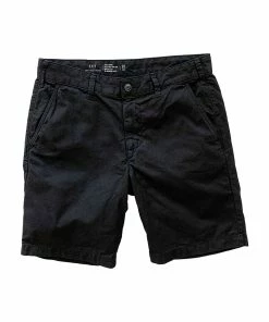Twill Bermuda Shorts- Black