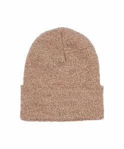 Knit Watch Cap- Copper Marl