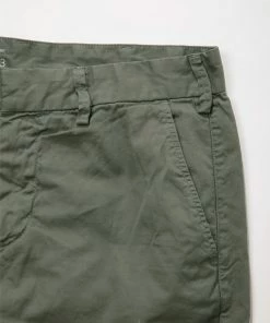 Light Twill Trouser- Thyme -Denim Elegant shop DSC5237 0001 ColorBalance1copy2