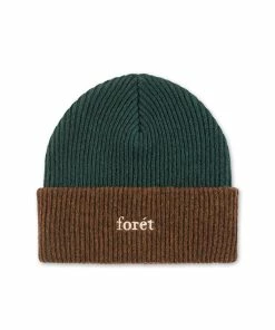 Fir Beanie- Dark Green/Rubber