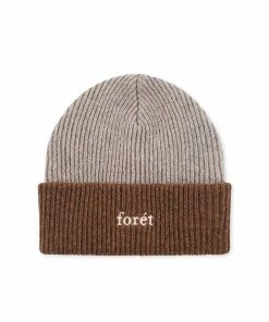 Fir Beanie- Khaki/Rubber