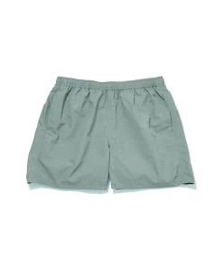 Active Nylon 5" Shorts- Aqua Grey