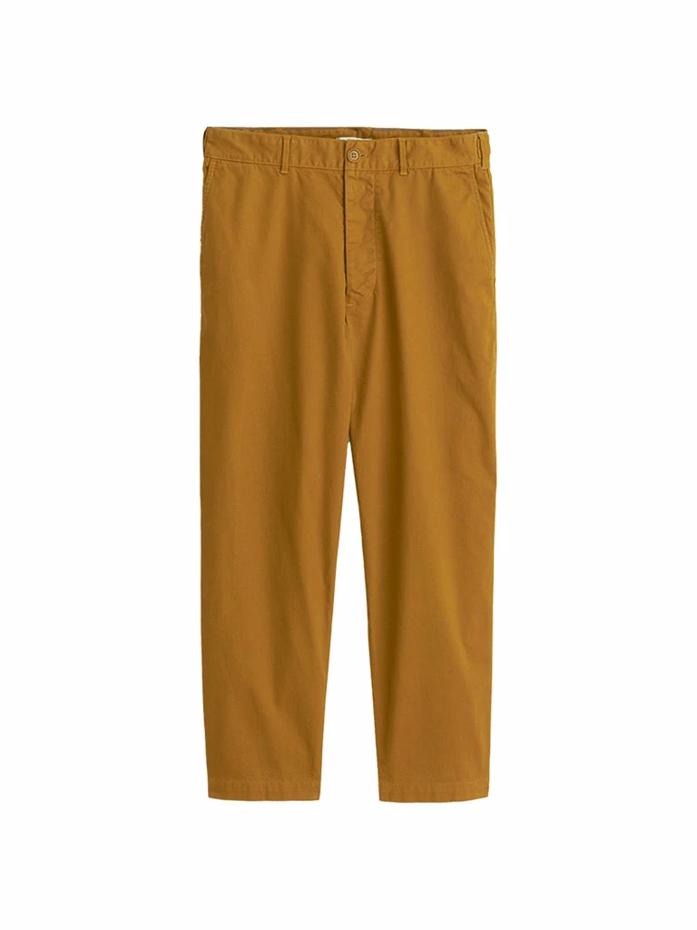 Flat Front Chino- Golden Khaki 1 Flat Front Chino- Golden Khaki