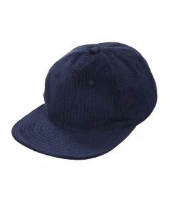 Corduroy Baseball Cap- Navy