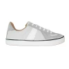 "Skate" German Army Trainer- Ice Gray/White