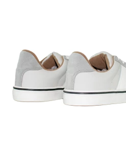 "Skate" German Army Trainer- Ice Gray/White -Denim Elegant shop ROF WG SK 3