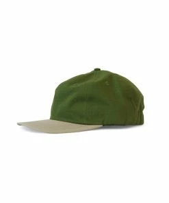 2-Tone Ripstop 6 Panel Cap- Olive/Sand -Denim Elegant shop Ripstop Cap Olive 003 1