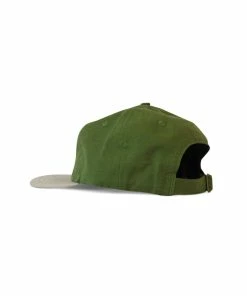 2-Tone Ripstop 6 Panel Cap- Olive/Sand -Denim Elegant shop Ripstop Cap Olive 004 1
