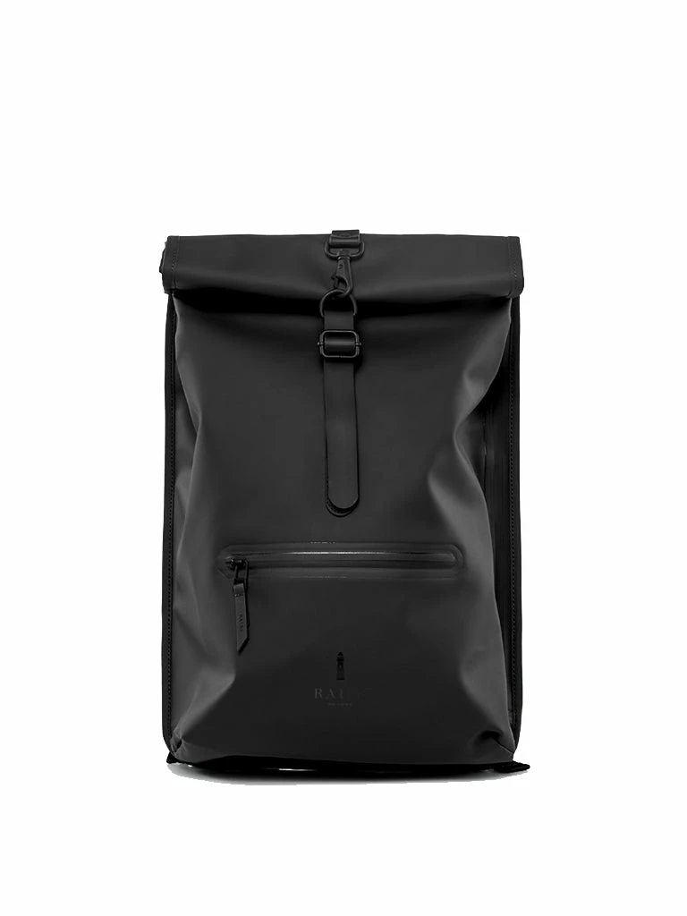 Rolltop Rucksack- Black 1 Rolltop Rucksack- Black