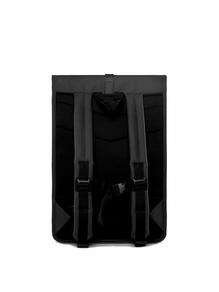Rolltop Rucksack- Black 2 Rolltop Rucksack- Black - Image 2
