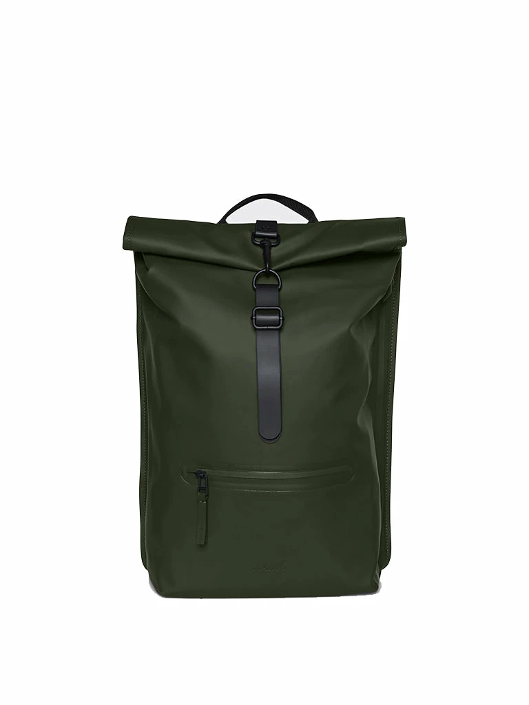 Rolltop Rucksack- Green 1 Rolltop Rucksack- Green