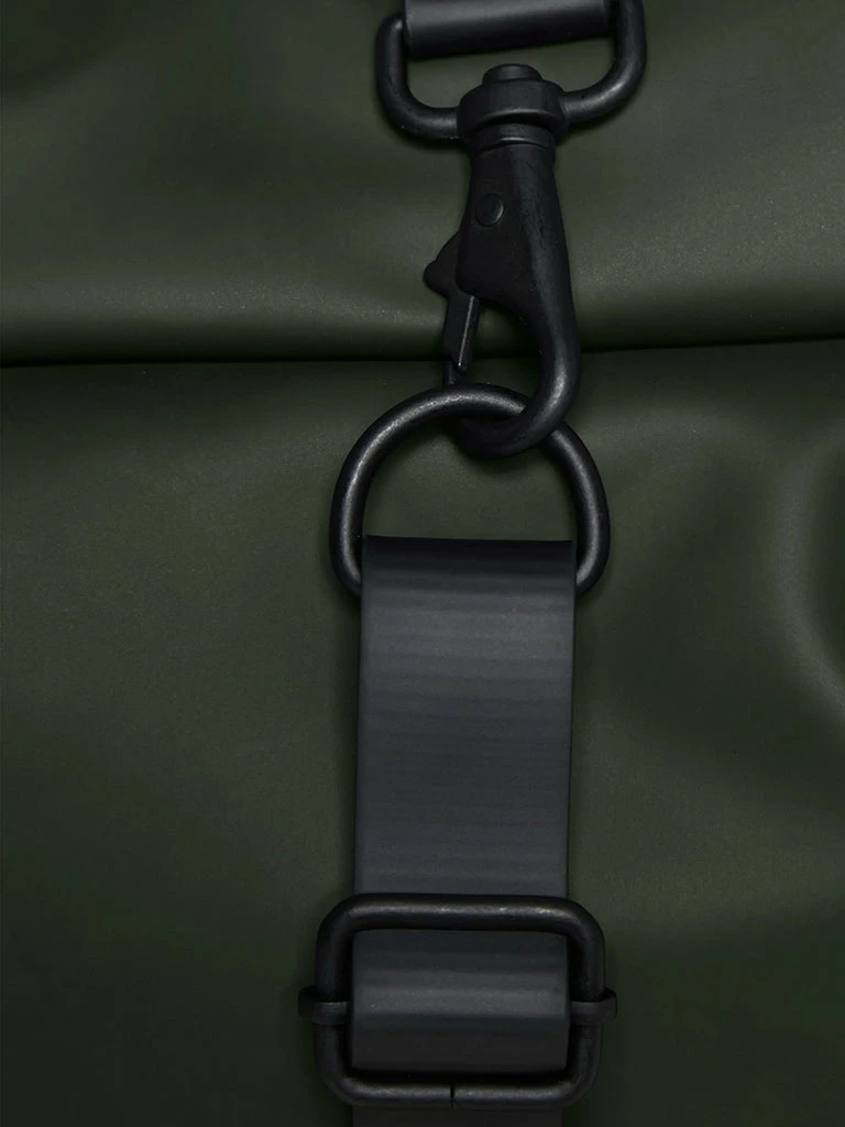 Rolltop Rucksack- Green 4 Rolltop Rucksack- Green - Image 4