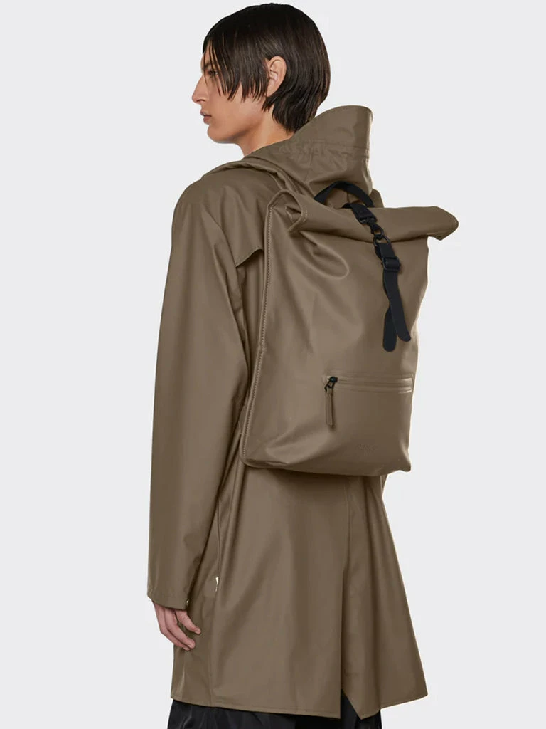 Rolltop Rucksack- Wood 3 Rolltop Rucksack- Wood - Image 3