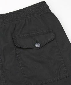 Light Twill Easy Short- Black -Denim Elegant shop SK907 US BLACK DETAIL 3 1024x1024 0f700f01 e53e 4890 874e 25567a60d757