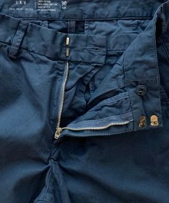 Light Twill Trouser- Marine -Denim Elegant shop SKU4