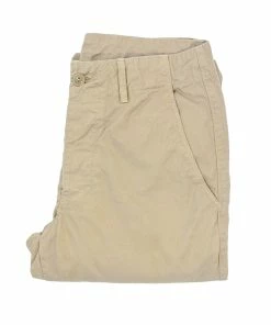 Classic Twill Button Fly Trouser- Khaki