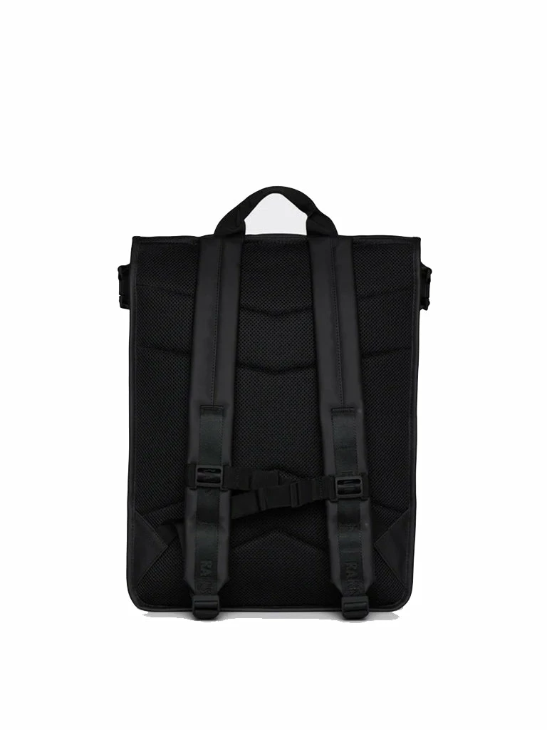 Trail Rolltop Backpack-Black 2 Trail Rolltop Backpack-Black - Image 2