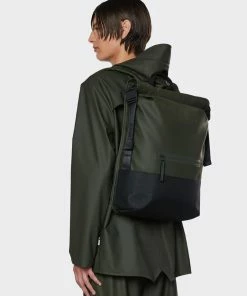 Trail Rolltop Backpack-Green 6 Trail Rolltop Backpack-Green -Denim Elegant shop Trail Rolltop Backpack Backpacks 13760 03 Green 12