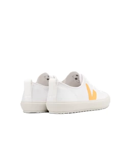 Nova Canvas- White/Ouro -Denim Elegant shop VEJA NA012843 back