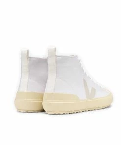 Nova Canvas High- White/Butter Sole 5 Nova Canvas High- White/Butter Sole -Denim Elegant shop VEJA NT012155 back.jpg09 26 51 737
