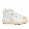 Nova Canvas High- White/Butter Sole