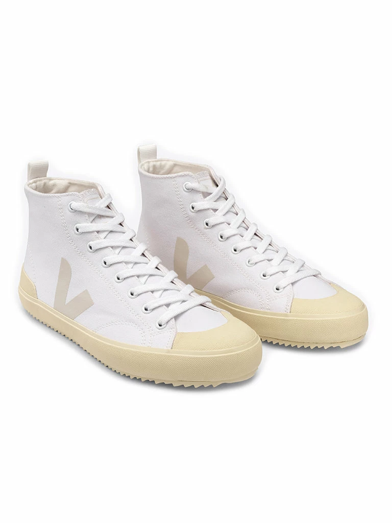 Nova Canvas High- White/Butter Sole 2 Nova Canvas High- White/Butter Sole - Image 2