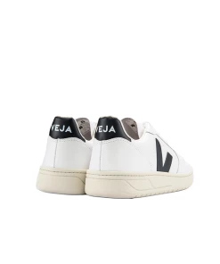 V-10 Leather White/Black -Denim Elegant shop VEJA VX020005 back