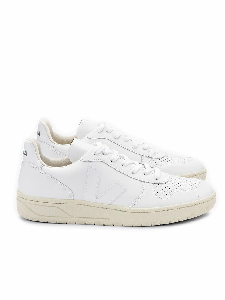 V-10 Leather Extra White/White 1 V-10 Leather Extra White/White