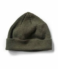 Rib Beanie- Heather Forest