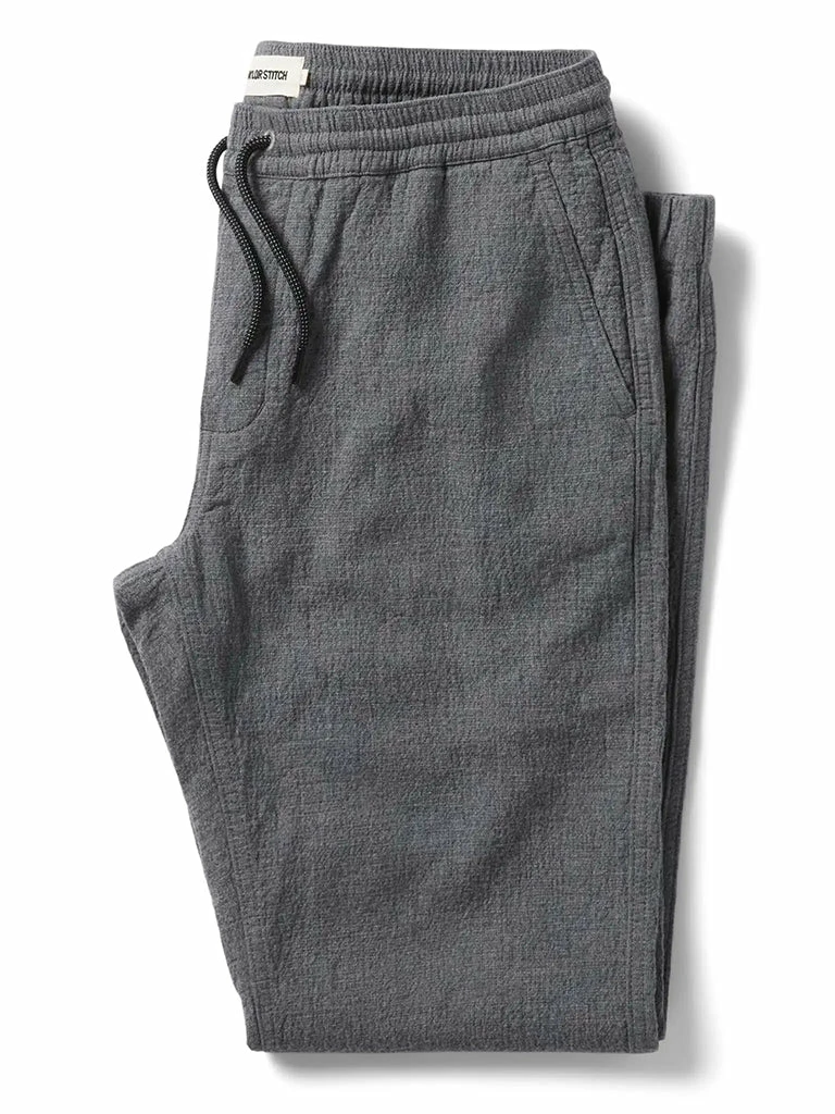 Après Pant- Heather Grey Double Cloth 1 Après Pant- Heather Grey Double Cloth